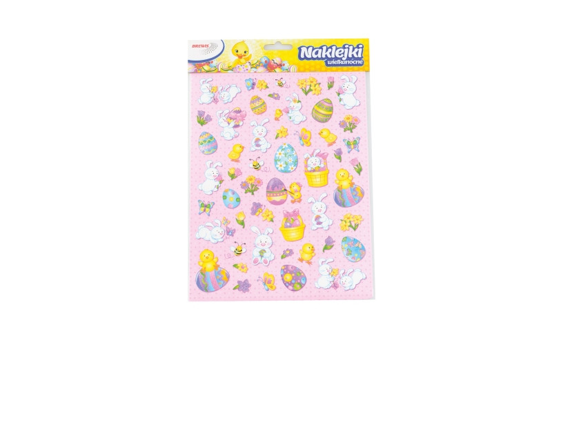 Naklejki wielkanocne króliczki i jaja CLE05 Brewis